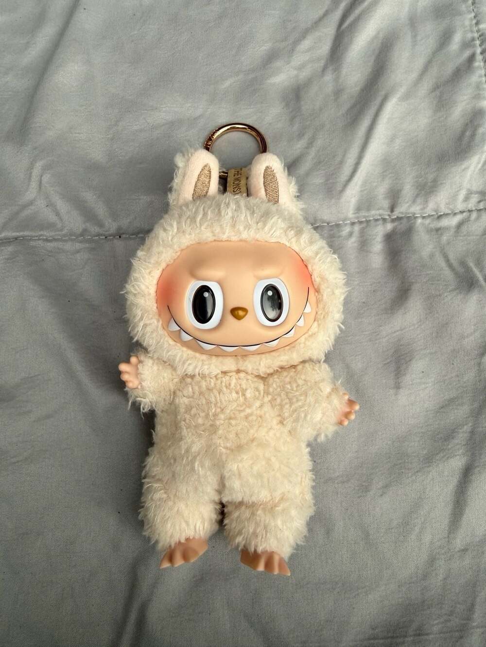POP MART The Monsters Tasty Macarons Soymilk Vinyl Plush Pendant Keychain